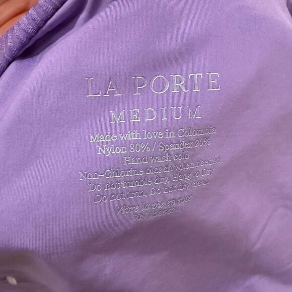 La Porte Swimwear One Piece Swimsuit in Purple M NWT - Picture 11 of 12